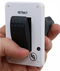 Replacement Control Switch for Lippert Hydraulic Landing Gear - White Lippert Accessories and Parts