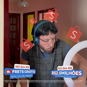 2.3K reactions · 27 shares | Em datas com números repetidos tem milhares de cupons na Shopee! No dia 08/08, terão R$2,5 MILHÕES em cupons de desconto. Não perca essa chance e garanta já o seu. Baixe o app e confira condições. | Shopee | Facebook