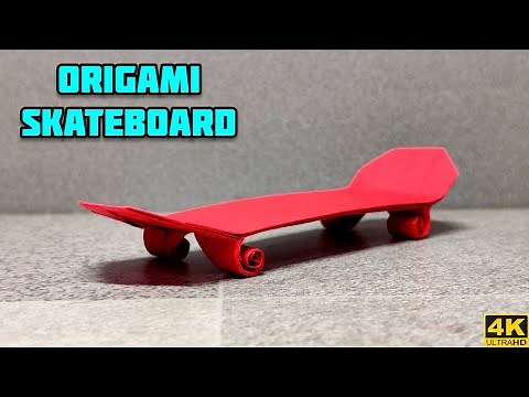 How to make Origami Skateboard | Origami Tutorial | Paper craft