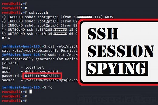 SSH Sniffing (SSH Spying) Methods and Defense - InfosecMatter