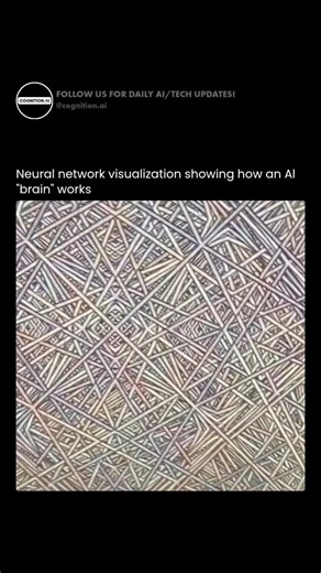 AI • Artificial Intelligence • Technology on Instagram: "Ever wondered what the inside of an "AI brain" actually looks like? Neural networks are the engines behind tools like ChatGPT and self-driving cars, but their inner workings usually stay hidden. This visualization reveals a simplified multilayer perceptron, showing how raw data enters through an input layer and travels through thousands of interconnected "neurons." Each connection has a specific weight that determines how much influence on