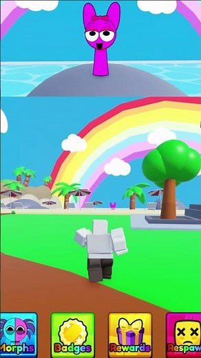 Pinki Pyramixed Morph and Badge in 3D Sprunki RP Update