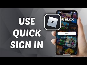 How to Use Quick Sign In on Roblox