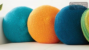 Decorate Your Home with Crochet Full Circle Pillows