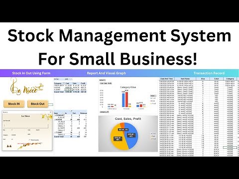 Build a Stock Management System in Excel with VBA for Small Businesses - Step-by-Step Tutorial