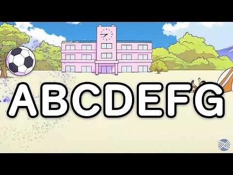 小学校英語 歌 : ABCの歌 ABC Song（小学校で習う書き順のお手本あり）