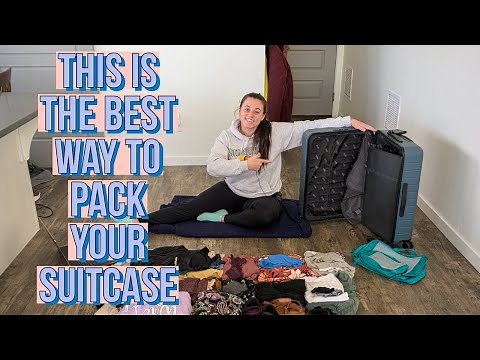 The BEST Way To Pack A Suitcase For Travel! - PROVEN METHOD