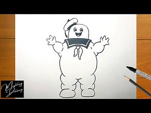 How to Draw Stay Puft Marshmallow Man from Ghostbusters