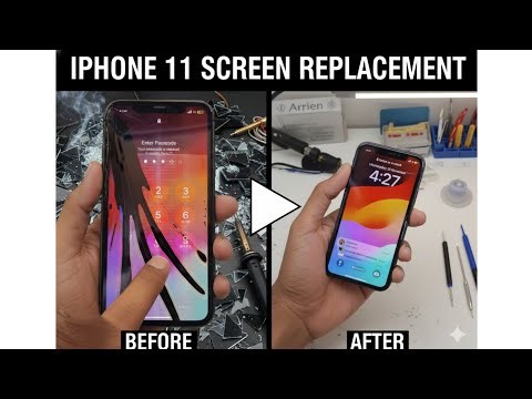 Iphone 11 screen replacement and battery change | iphone 11 display change