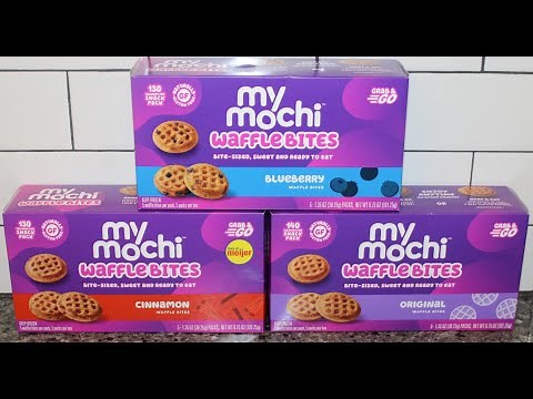 My Mochi Waffle Bites: Blueberry, Cinnamon & Original Review