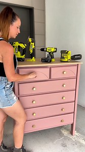 2.1K views | Upcycling made easy with RYOBI's crafting range. Watch @resouledsudion work her magic on another set of drawers! Breathe new life into your old furniture with RYOBI - add the crafting tools you're missing to a wishlist today. #RYOBI #BatteryPowered #RYOBIPowerTools #DIY #Crafting #Crafttools #upcycle #DIYproject #RYOBIMade | RYOBI | Facebook