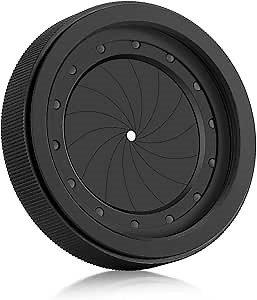 Adjustable Iris Aperture Diaphragm M30 to M37 Iris Aperture Diaphragm Adapter Optical Diaphragm 1.5-26mm Lens Module Adapter Ring Optics PVS-14 PVS 14 Optics (M30/M37*1)