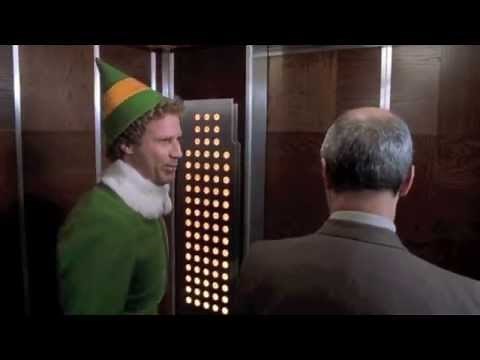 Elf (7/10) Best Movie Quote - Elevator Buttons look like a Christmas Tree (2003)