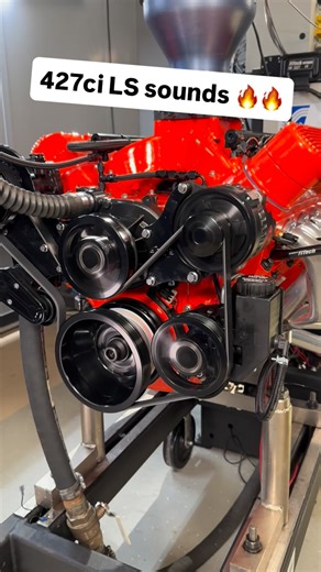 After a quick break, we got the @fitech_efi Ultimate LS system installed on our @summitracing 427ci LS and finally got to here this thing fire up for the first time! It fired up first try and idles perfectly and sounds killer! This engine is set up for a smooth idle and great driveability, not necessarily all out power, but we will be tuning on it to see what it makes so stay tuned for dyno runs!! #enginepower #enginepowertv #engines #engine #v8 #v8power #v8sound #engineparts #dyno #dynotuning #