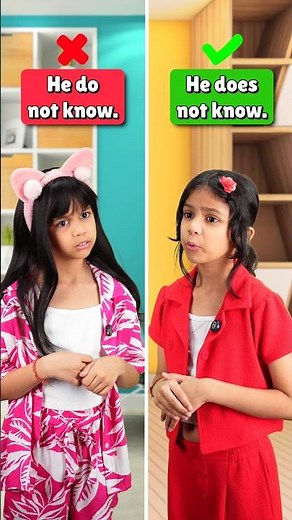 Stop These Common English Mistakes ❌ | Adi & Mini Conversation | Adi Connection #shorts