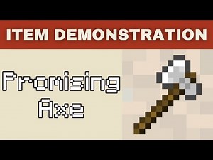 Hypixel SkyBlock Promising Axe Demonstration