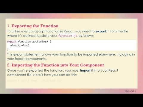 Can We Call JavaScript Functions in React.js? Here's How!