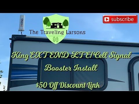 How to install a King EXTEND LTE/Cell Signal Booster on your RV & REVIEW