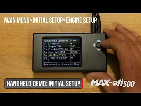 Summit Racing MAX-efi 500 Initial Setup Tutorial