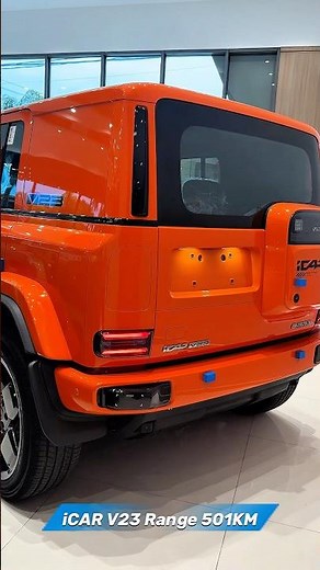 iCAR V23 EV 2025 Review orange
