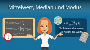 Mittelwert, Median & Modus • Erklärung & Beispiele