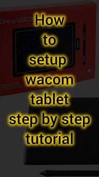how to setup wacom pen tablet | wacom pen tablet installation#shorts#tablet #wacom#setup