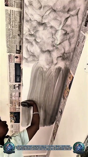 How to paint a realistic sky on ceiling ☁️