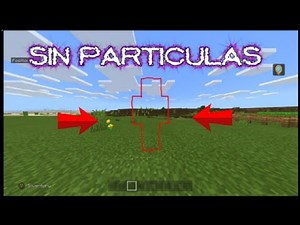 Como ser invisible sin particulas en Minecraft pe
