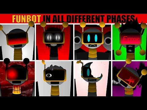 FUNBOT in ALL Different Phases | 1 - 888 Phases