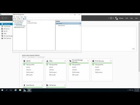 How to configure the Print Server Properties Microsoft server