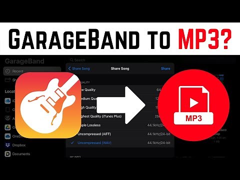 GarageBand to MP3 (iPad/iPhone)