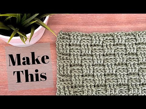 How To Crochet The Basketweave Crochet Stitch // Multiple ways // Crochet Pattern // Step-By-Step