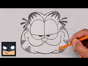 How To Draw Garfield (for Beginners) - Videos For Kids