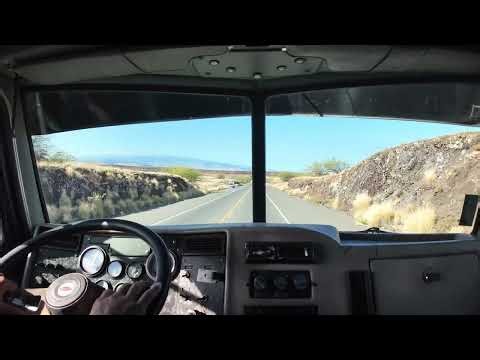 Trucking Hawaii Roads : Driver POV Experience : Kawaihae to Kona