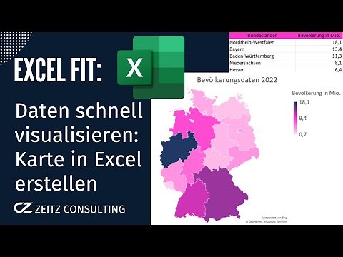 Schnelle Abbildung mit der Kartenfunktion: Wie ihr eine Landkarte direkt in Excel erstellt
