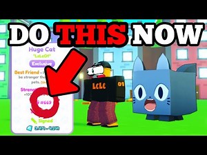 do THIS NOW before Pet Simulator 99 RELEASE...