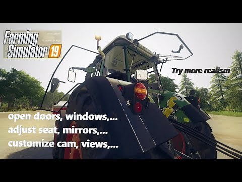 TRY MORE REALISM IN FARMING SIMULATOR 19 - cabin mods