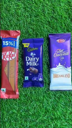 🍫 KitKat vs Dairy Milk vs Dreamland White Chocolate 🍫 | ASMR Satisfying Chocolate Tasting
