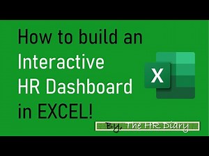 How to build an Interactive HR Dashboard in Excel!