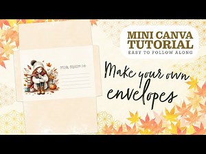 DIY envelope printables with Canva (free version) | Mini tutorial | Happy Mail
