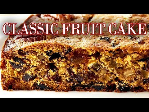 Professional Baker Teaches You How To Make FRUIT CAKE!