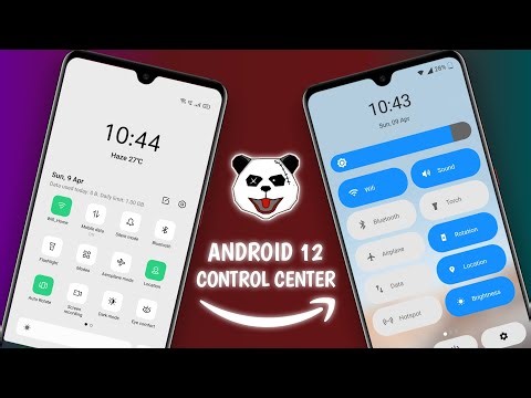 How To Apply Android 12 Control Center for any android Phone?
