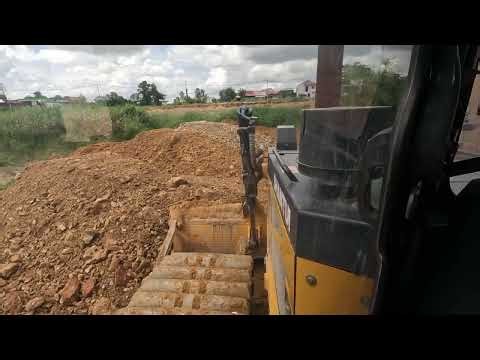 Part21- Excellence Operator inside Cabin Technique Bulldozer Land Clearing / Pond Filling UP