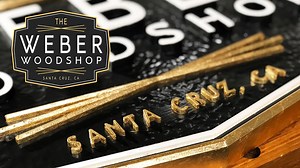 A unique hand-carved sign introduction