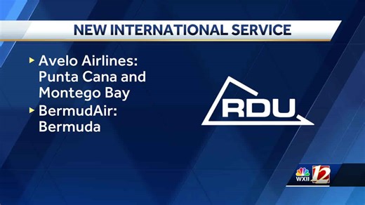 RDU announces new international flights