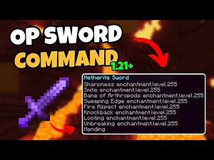 OP Sword Minecraft Command (Level 255 Enchants) 1.21+