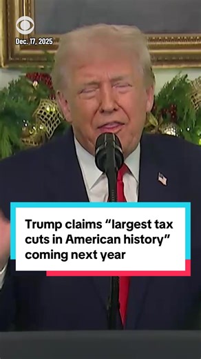 “Next year, you will also see the results of the largest tax cuts in American history, that were really accomplished through our great, ‘Big, Beautiful Bill,’ perhaps the most sweeping legislation ever passed in Congress,” President Trump said while touting the accomplishments of his administration so far. The Economic Recovery Tax Act of 1981 is considered to be the largest tax cut in the United States, according to The Tax Foundation, with a revenue change of -2.89%, whereas the “One, Big, Bea
