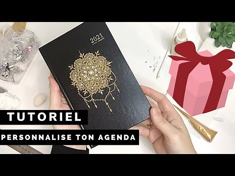 TUTORIEL - Personnalise ton Agenda style henné + CADEAUX 🎁