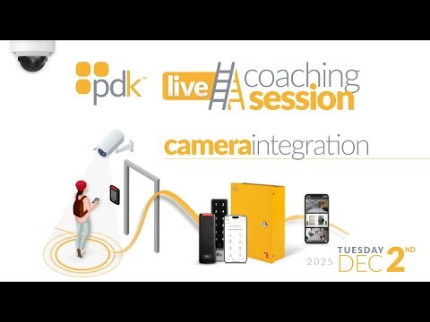 PDK Access Control Coaching: Camera Integration