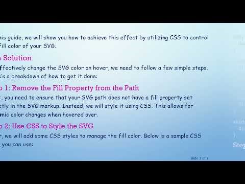How to Change SVG Color on Hover with symbol Tag Disabled